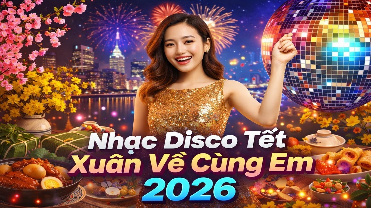 Nhạc Disco Tết 2026 🎶 Xuân Về Cùng Em | Disco Xuân Sôi Động – Nhạc Tết Remix Mới Nhất