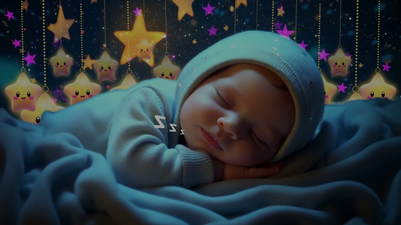 Sleep Instantly 💤 Relaxing Mozart Brahms Lullaby 🌙 Baby Sleep Music for Insomnia & Calm