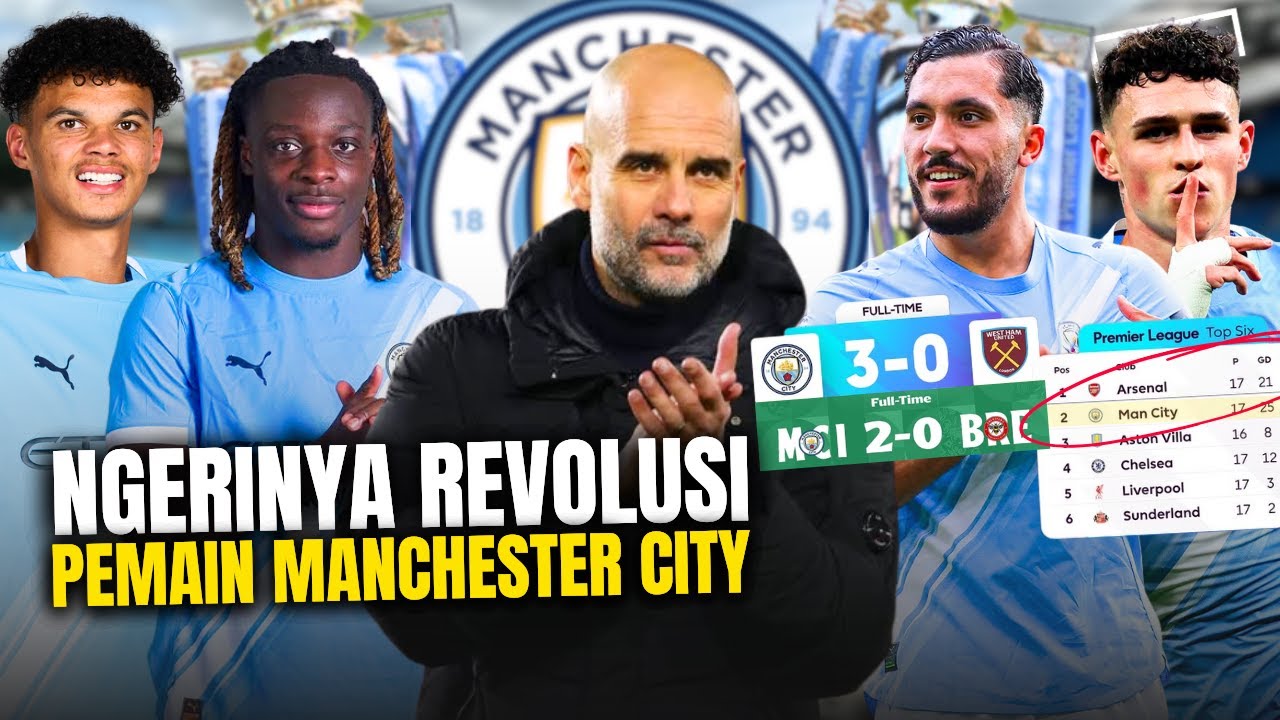 Hasil Positif dan Perkembangan Pemain Man City: Sentuhan Guardiola Buat Mereka Mengerikan