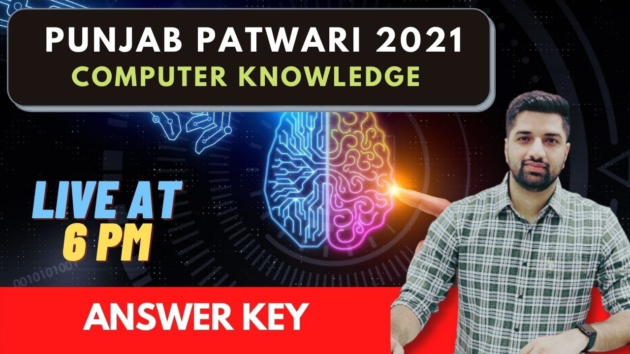 Computer Knowledge || Punjab Patwari 2021 || Answer Key ||