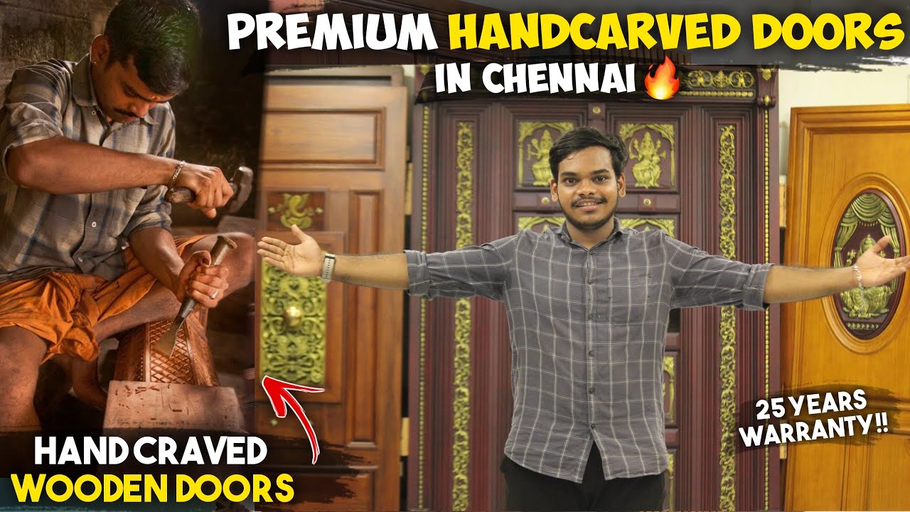 Premium Wooden Doors in Chennai 🔥- starting from 900Rs! | Wood Doors at cheap price | Abified