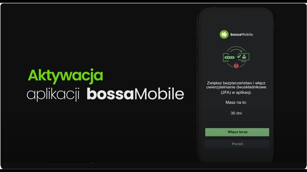 Aktywacja aplikacji bossaMobile
