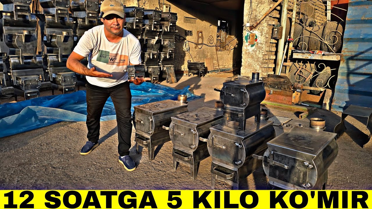 ABON PECHKA 12:SOATGA 5.KLO KO'MIR RASXOD SHOSHILING