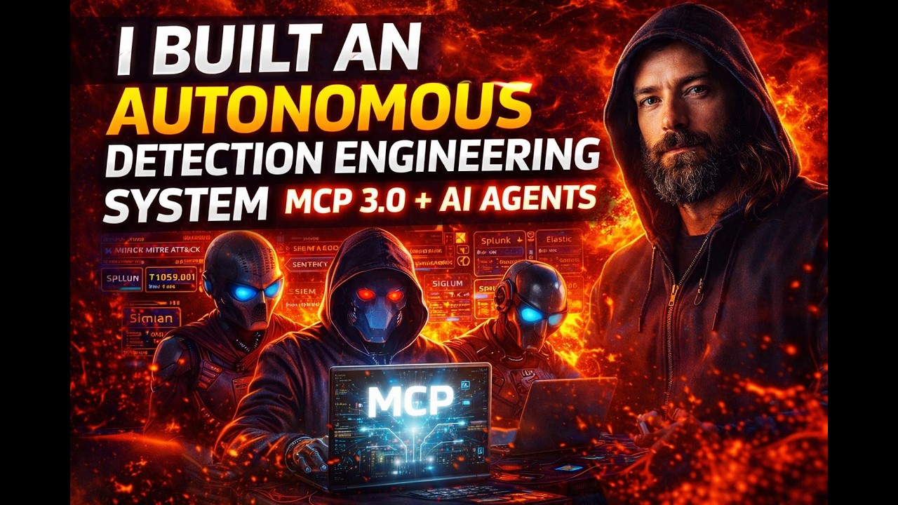 I Built an Autonomous Detection Engineering System (MCP 3.0 + AI Agents)