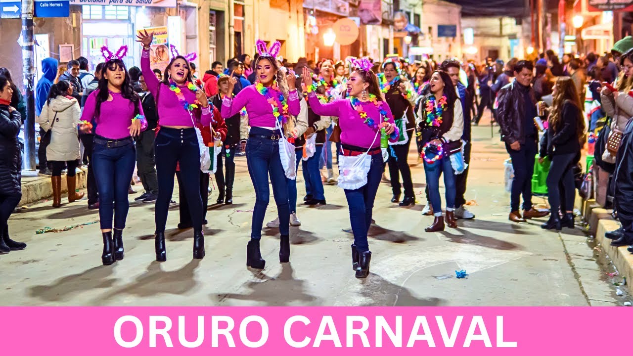 [4K 60fps] JOYFUL NIGHT of the MATRIARCHS 🇧🇴 | Oruro Carnival 2025
