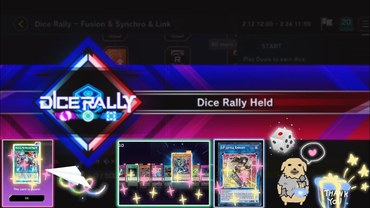 Return of Dice Rally 🥳 (Fusion & Synchro & Link) Zen game mode 🎲 Duels. Yu-Gi-Oh! Master Duel 