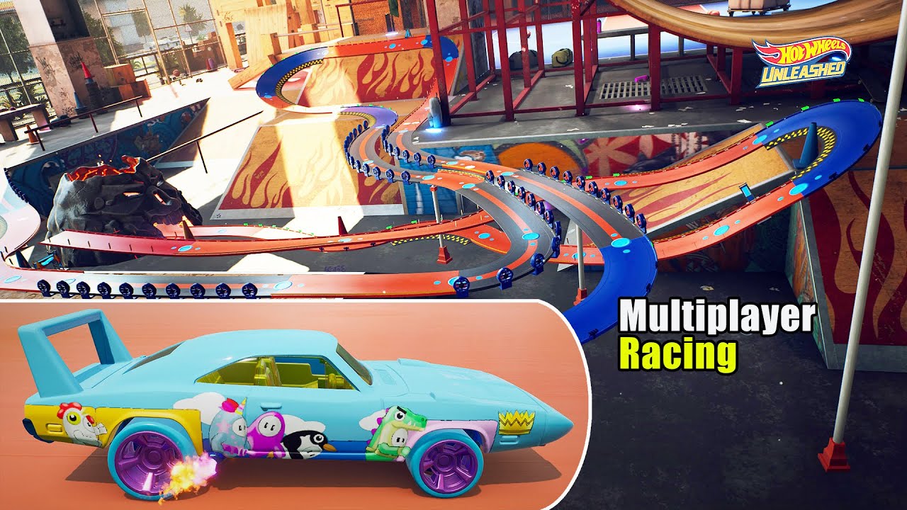 Fall Guys '69 Dodge Charger Daytona HWU on Jurassic Skate Park