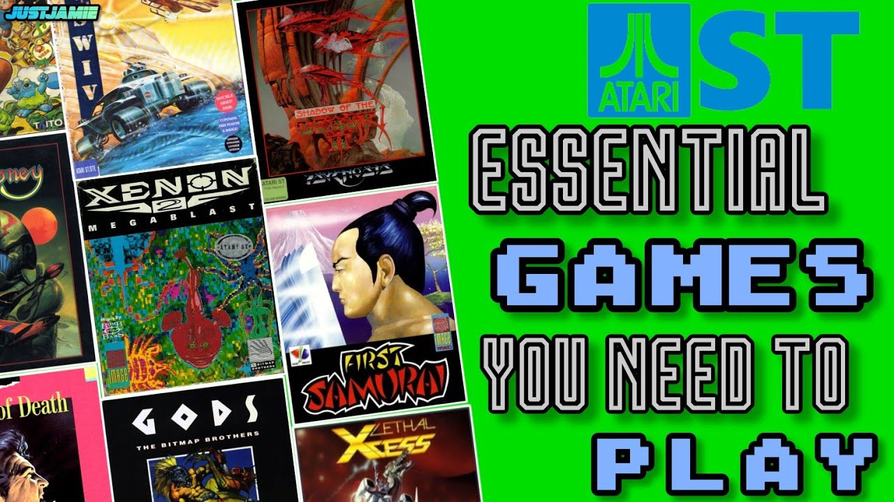Top 40 Best Atari ST Games of All Time (Time Stamps) #atari #atarist #retrogames
