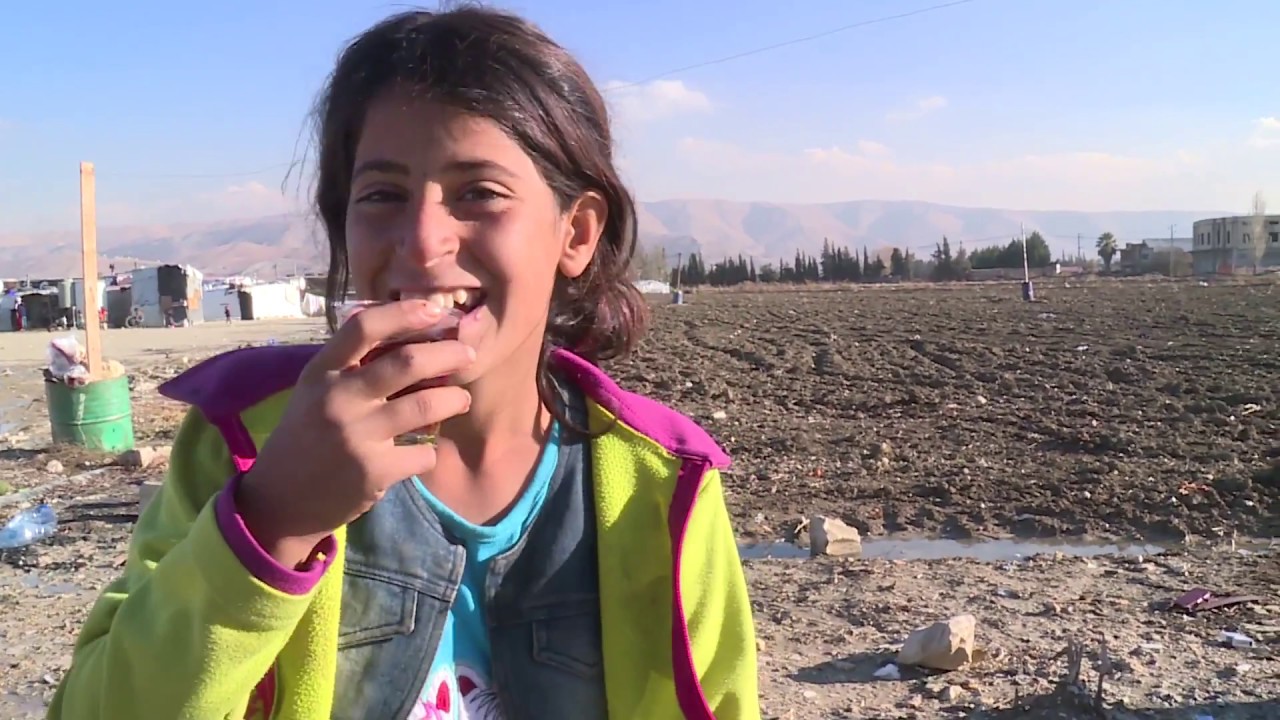Liban Ob&oacute;z uchodźc&oacute;w w dolinie Bekaa