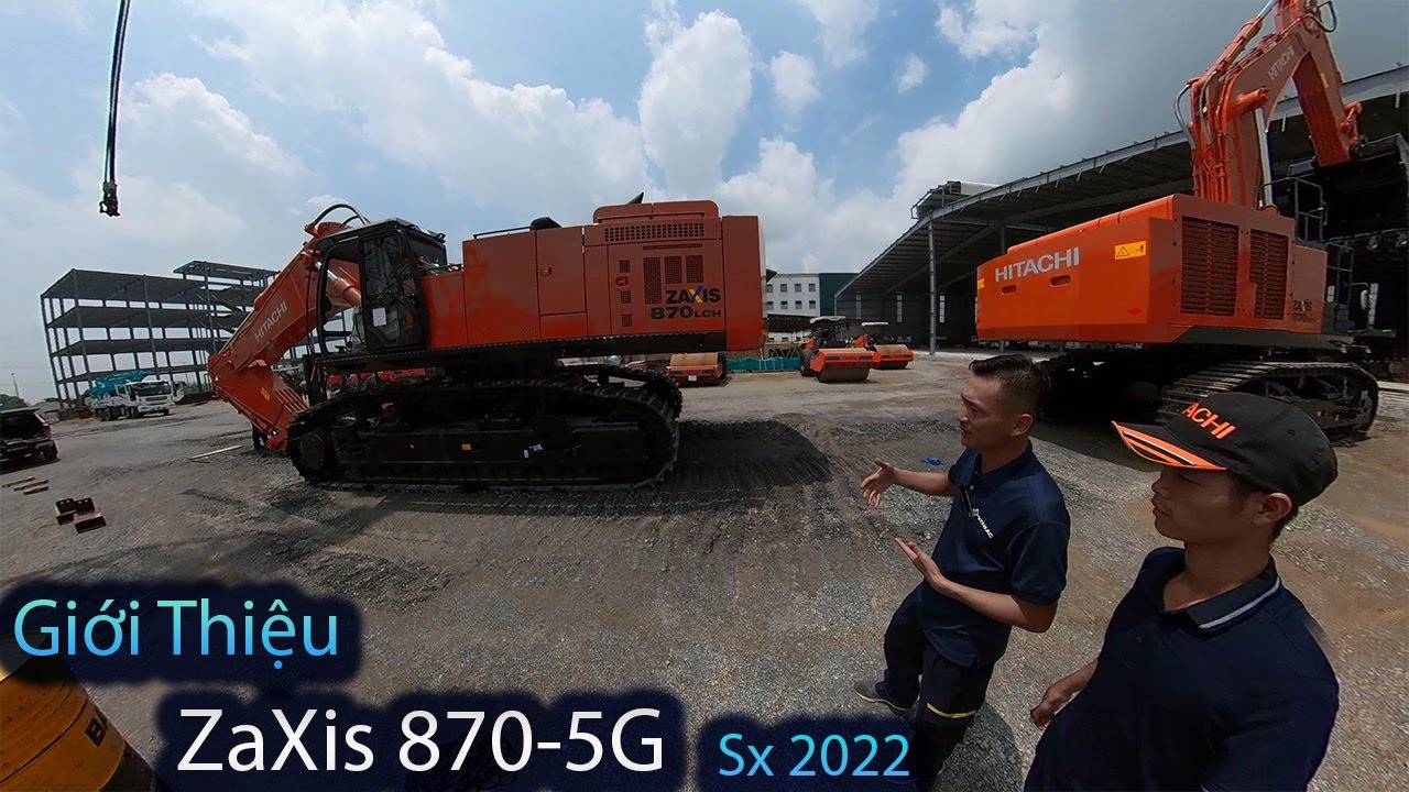 Giới Thiệu Máy Xúc Hitachi ZaXis 870-5G Sx 2022 Nhập Khẩu Mới 100% Hitachi ZaXis 870-5G.Excavator