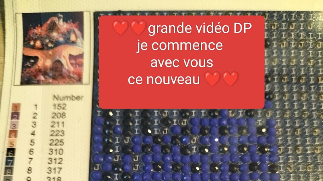 🌟🌟🌟grande vidéo VLOG diamonds painting ,je commence ma nouvelle toile #anniadp🌟🌟🌟