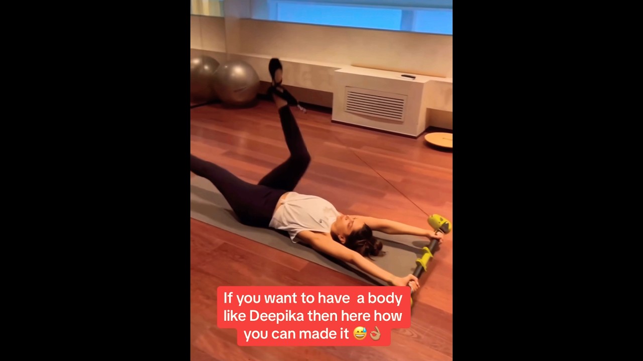 Deepika Padukone's Fitness Secrets!#deepikapadukone #workout #shorts #bollywood