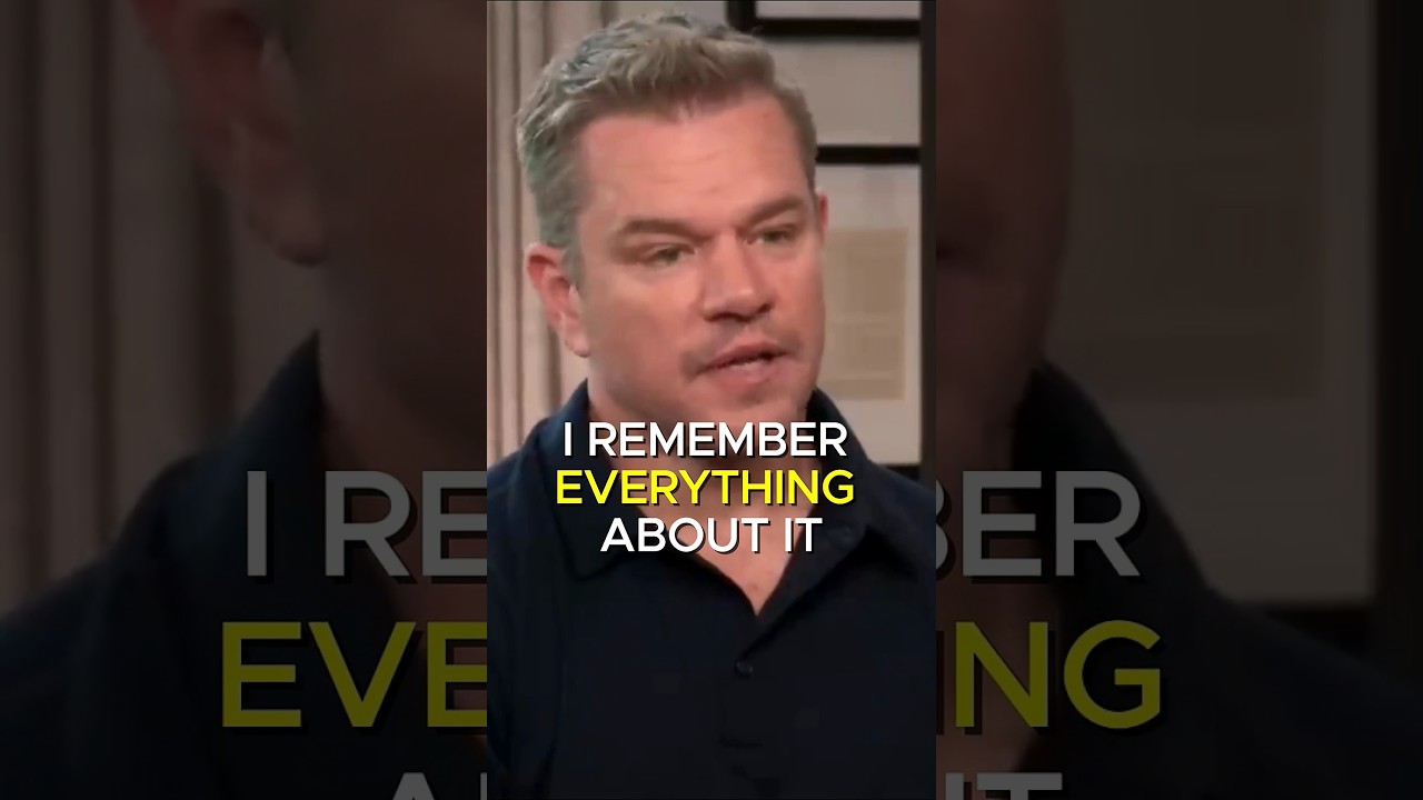Matt Damon Talks About Working with Robin Williams in Good Will Hunting. #mattdamon #robinwilliams