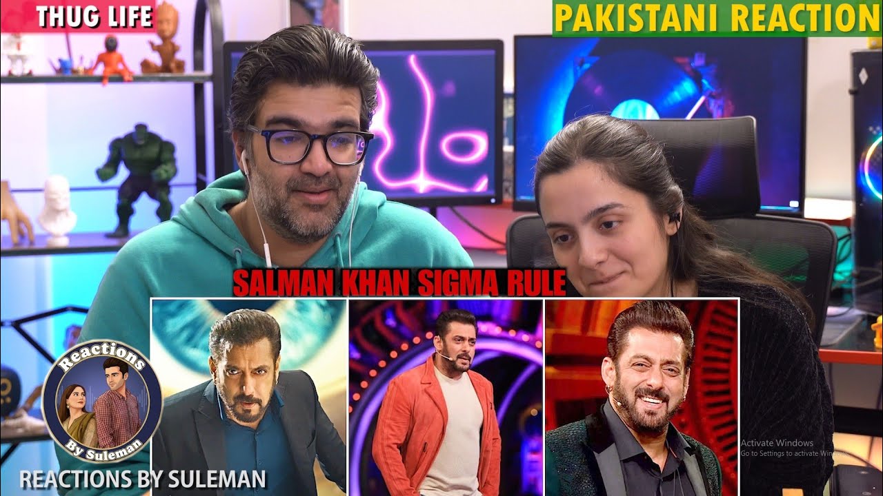 Pakistani Couple Reacts To Salman Khan Sigma Rules | Thug Life | Attitude 
