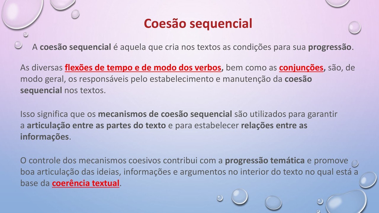 Coesão Sequencial: Costurando Ideias na Redação