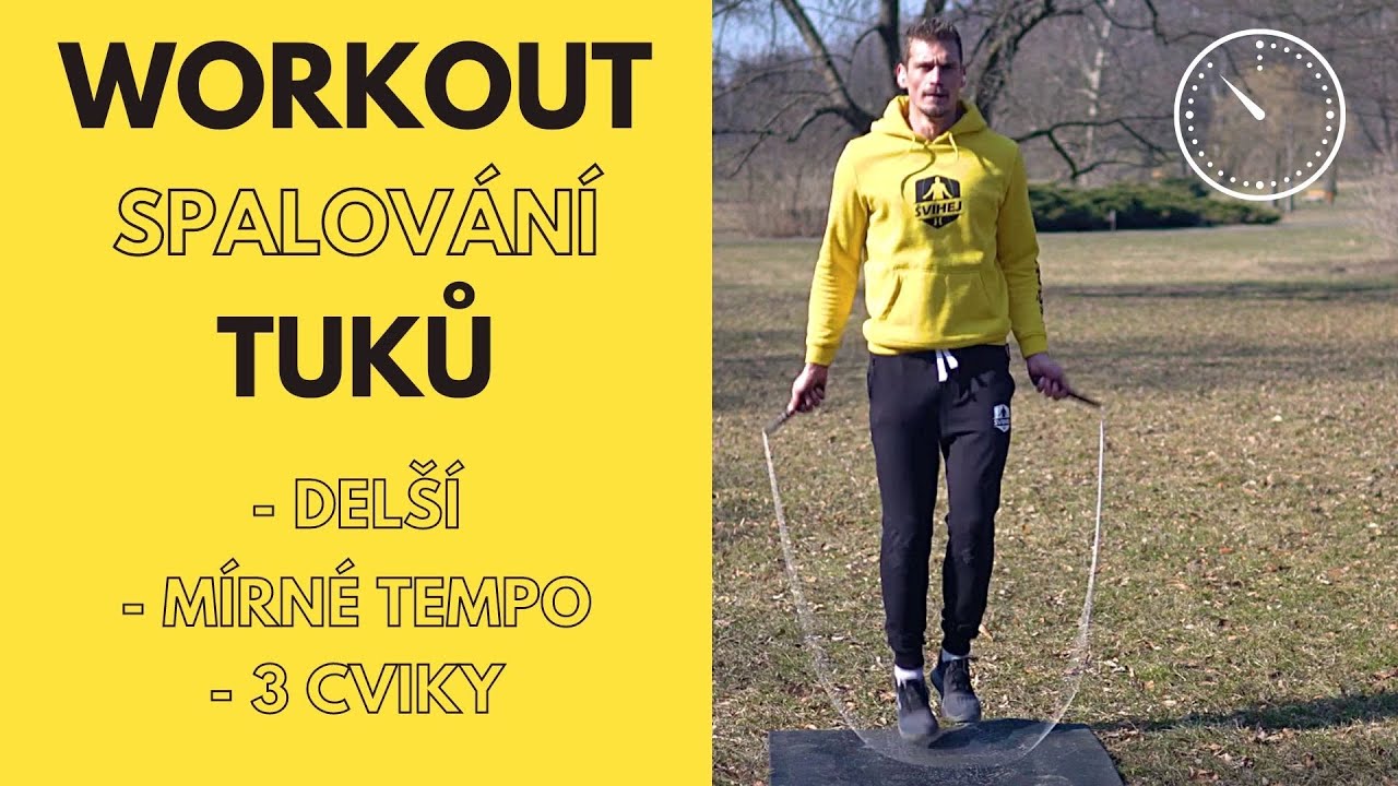 Trénink se Švihadlem pro začátečníky - Delší Trénink na SPALOVÁNÍ TUKU