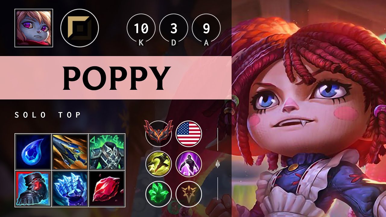 Poppy Top vs Mordekaiser - NA Grandmaster Patch 25.19