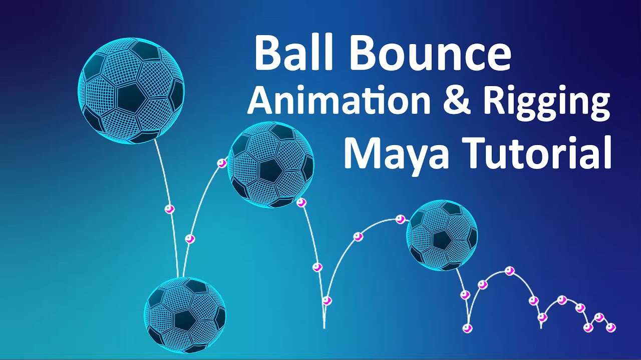 Ball Bounce Animation and Rigging Maya Tutorial