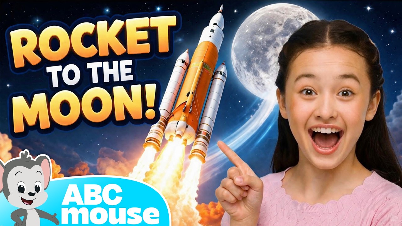 Что такое &laquo;Артемида II&raquo;? 🚀 Миссия НАСА на Луну! 🌙 | Космическое видео ABCmouse для детей