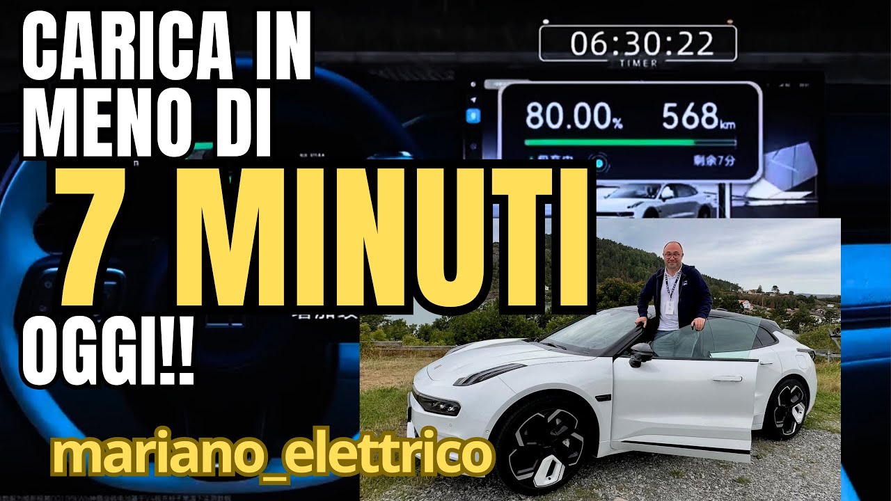 MENO di 7 MINUTI per CARICARE quest’AUTO ELETTRICA! No! NON É un PROTOTIPO! É ZEEKR 001