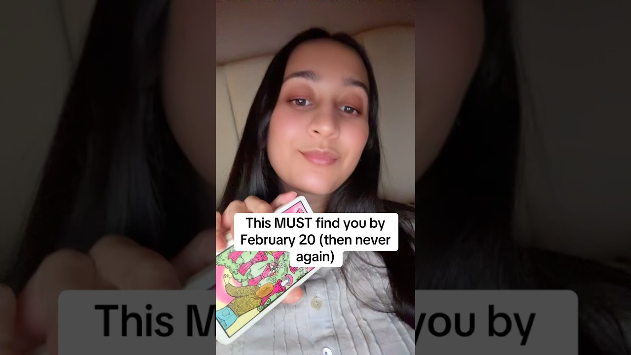 This MUST find you by February 20 (then never again)