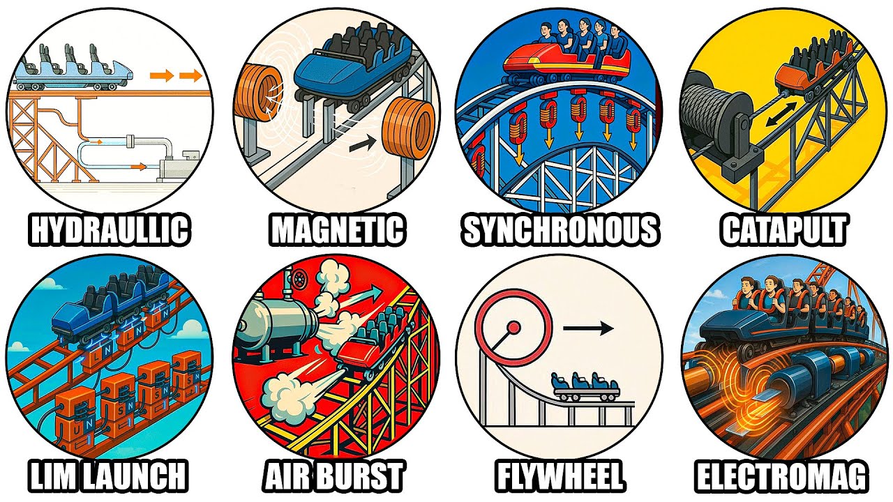 Every Roller Coaster Launch System Explained in Detail