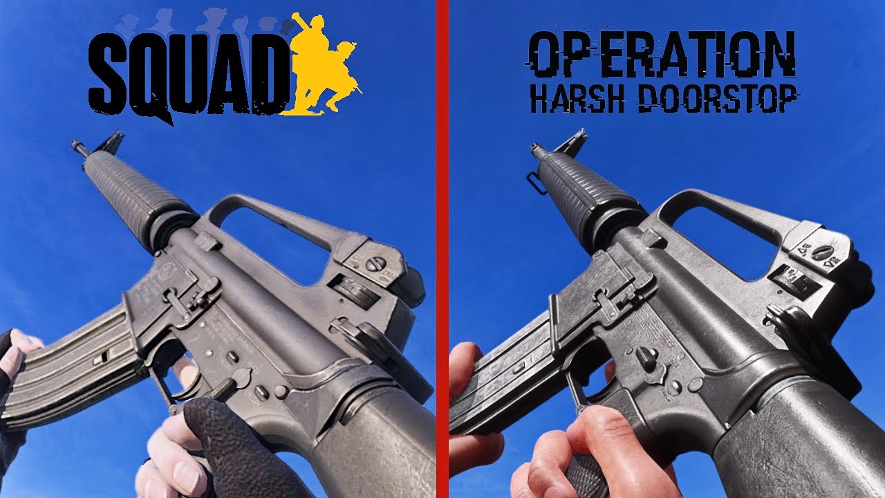 Squad vs Operation: Harsh Doorstop - Weapons Reload Animations