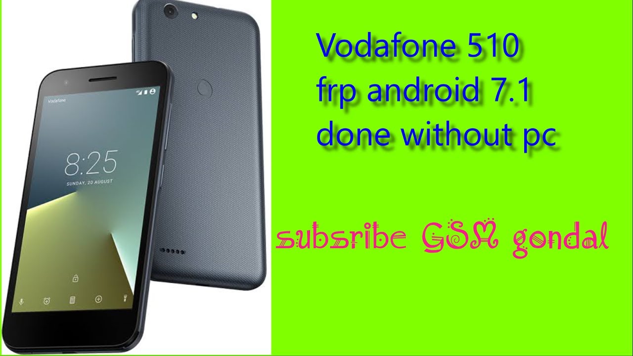vodafone frp android 7 1 frp bypass without pc