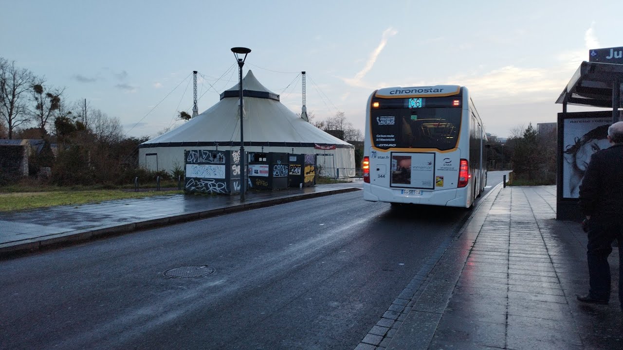 Bus - Mercedes-Benz E-Citaro n°344 Ligne C6 entre Rigourdière et Jules Maniez