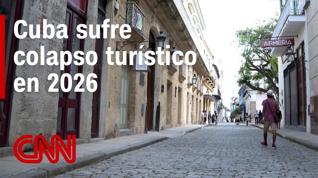 As&iacute; se ve el desplome del turismo en Cuba: calles vac&iacute;as y hoteles cerrados