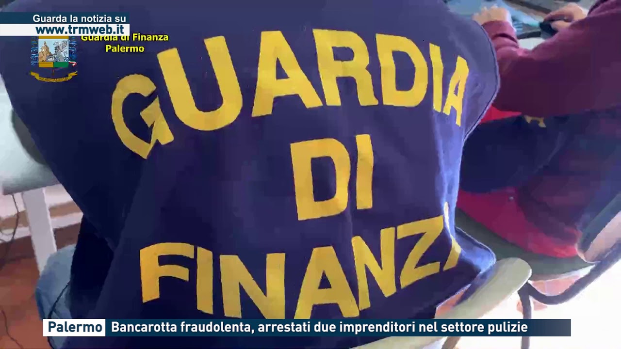 Palermo. Bancarotta fraudolenta, arrestati due imprenditori nel settore pulizie