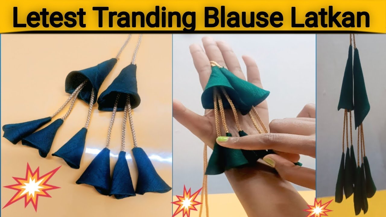 New Stylish Blouse Latkan | Easy Handmade Design ✨ स्टाइलिश ब्लाउज लटकन डिजाइन ✨ 2026