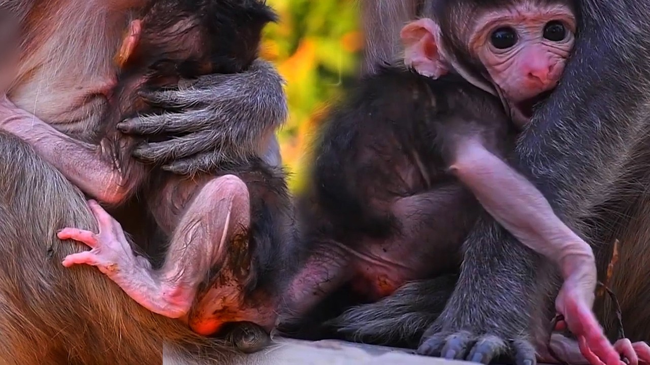 Adorable Wildlife 2026, Sweet and Gentle Newborn Baby Monkey Moments