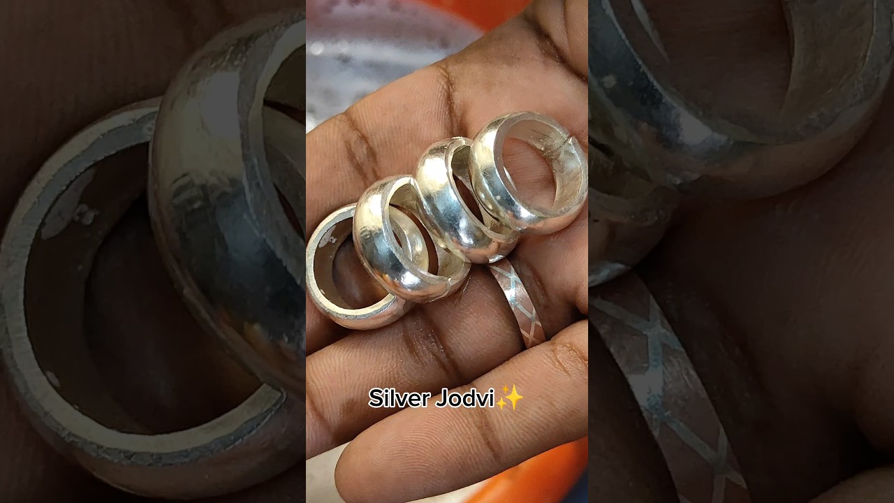 Silver Marathi Jodvi making ✨|| #shortsviral #24caratgold #silverjewlery #marathijewellery #viral