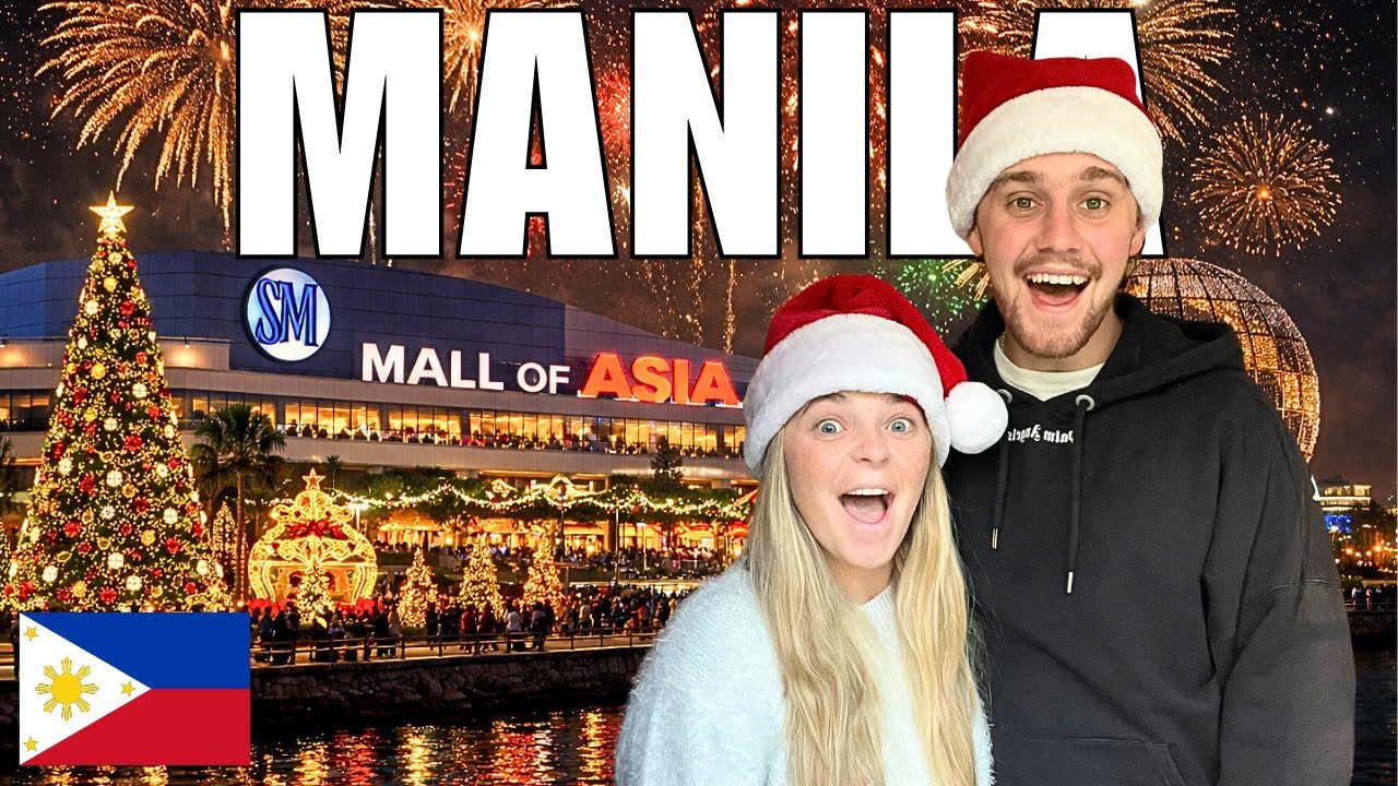ВНУТРИ ЛУЧШЕГО ТОРГОВОГО ЦЕНТРА В МИРЕ... НА РОЖДЕСТВО 🇵🇭 (Торговый центр Mall Of Asia, Филиппины)