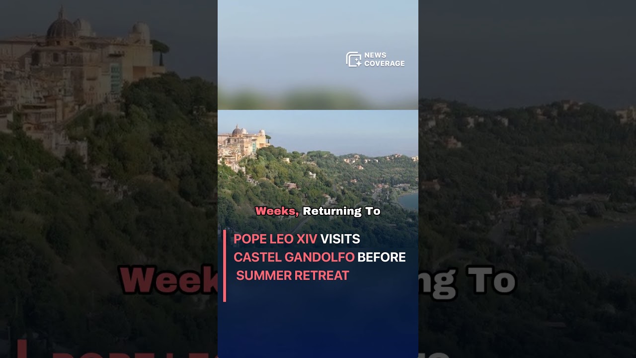 Pope Leo XIV Visits Castel Gandolfo Before Summer Retreat #worldnews #news