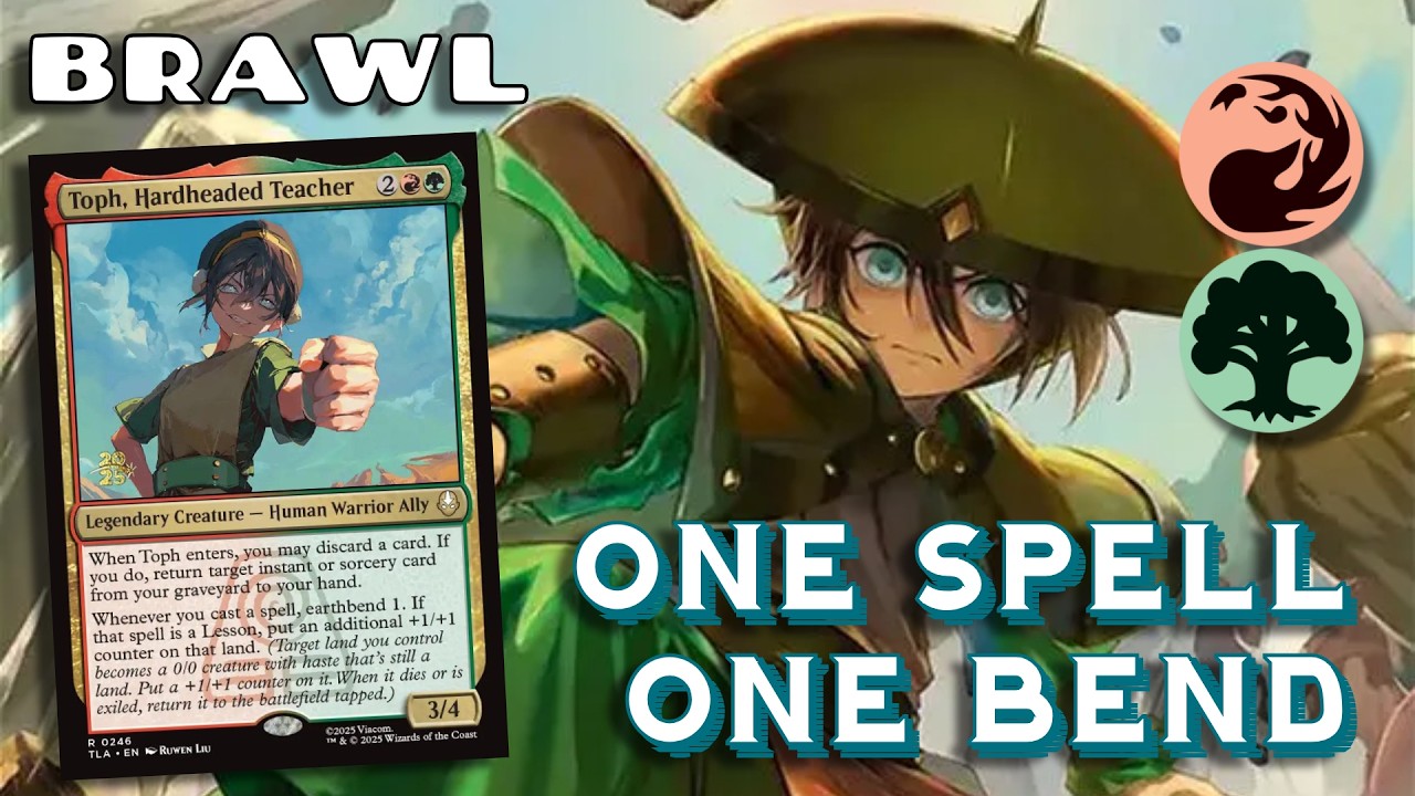 Every spell earthbends! - Toph, Hardheaded Teacher - Brawl MTG Arena Gameplay
