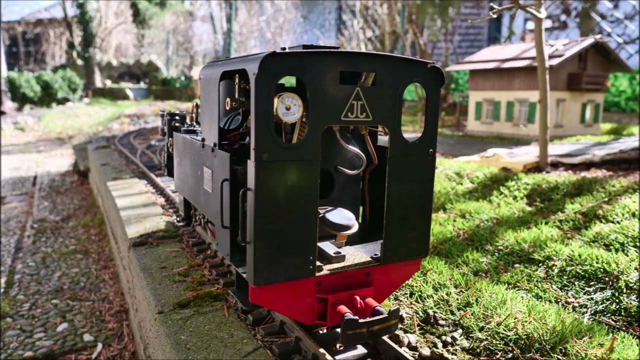 Feldbahnlok Live Steam mit Kohlekessel   coal fired live steam loco