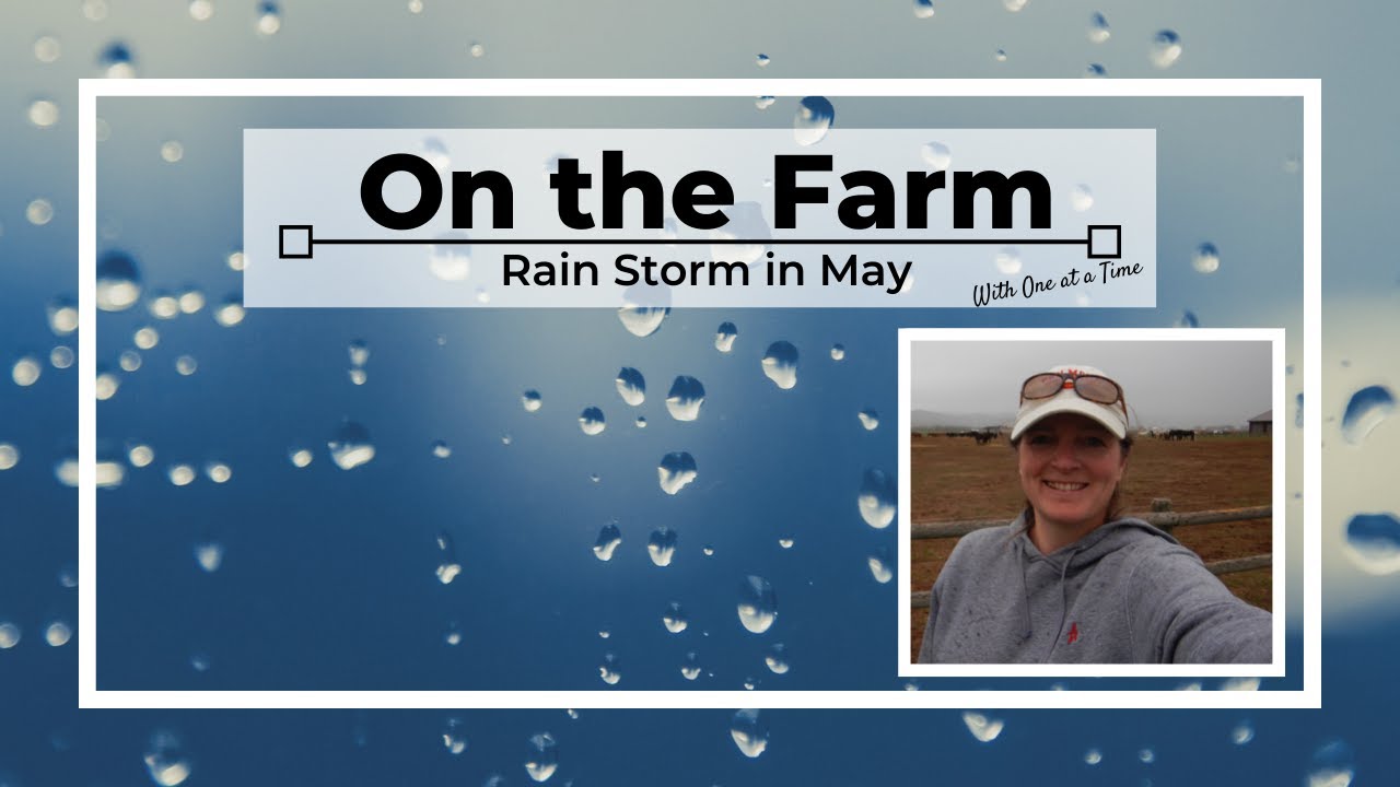 On the Farm - May Rain Storm