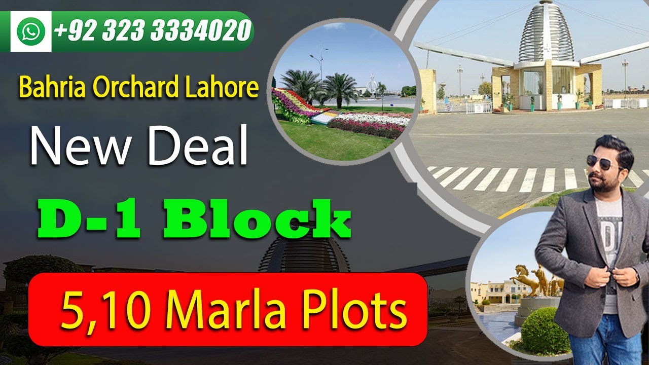 D1 Block | New Deal | Open Form | Bahria Orchard Phase 2 | No Tax & Transfer Fee | 50% Down Payment