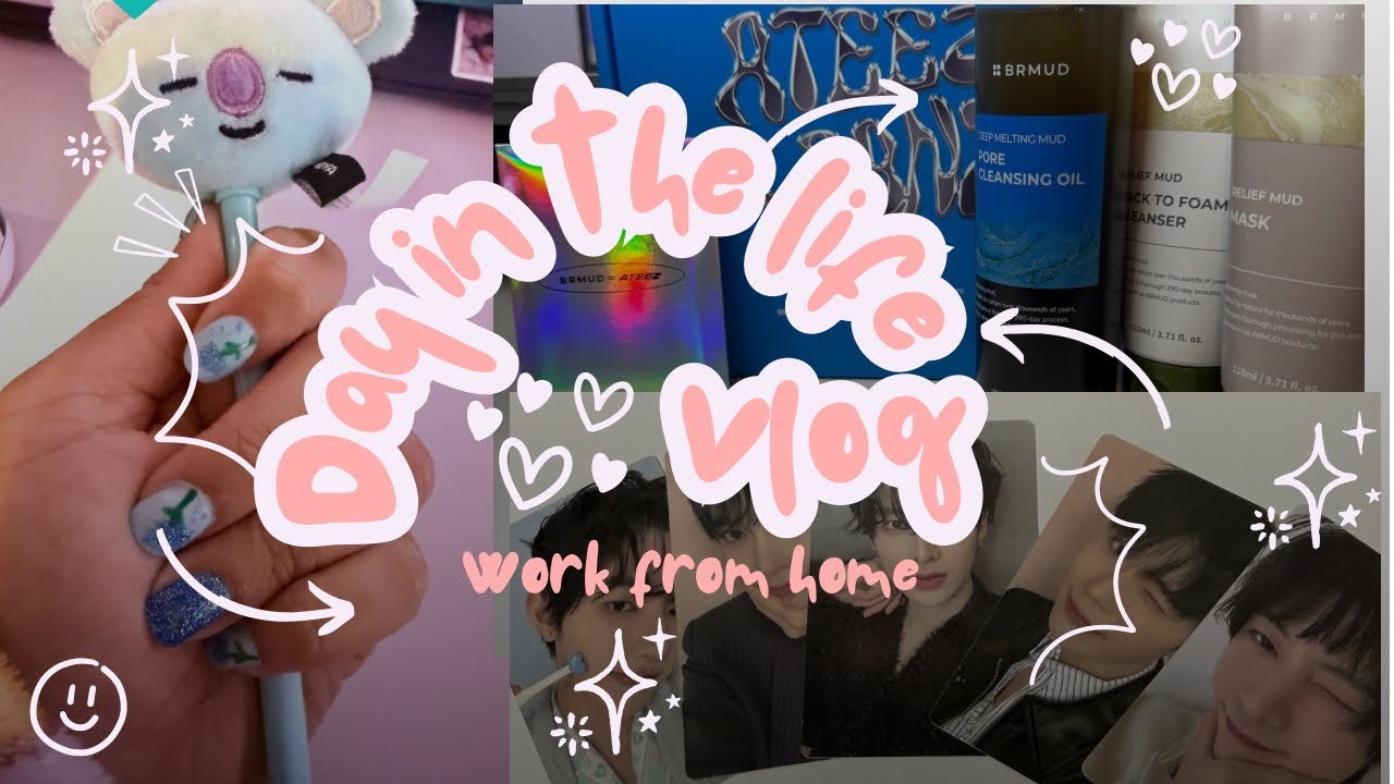 Day In The Life Vlog🎀| WFH Pharmacy Tech💊, Gel Nails💅, Unboxing Packages 💖