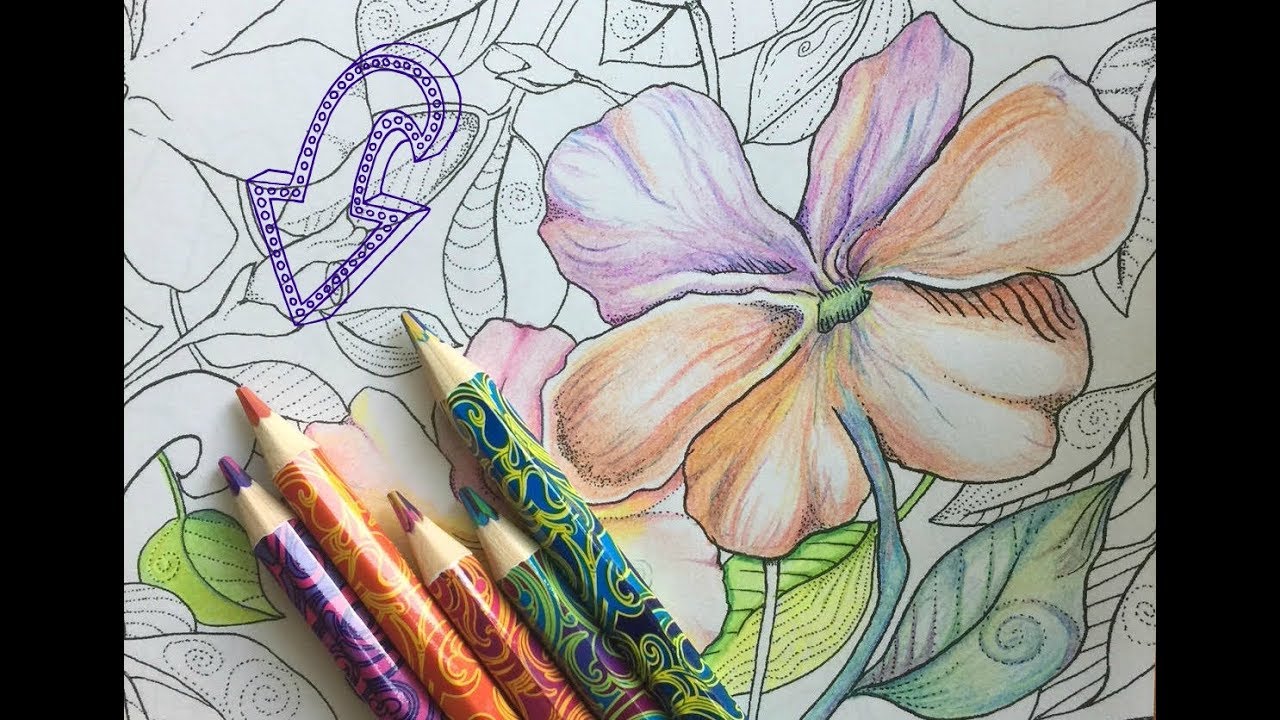 Swirled CRAZY Pencil Review and Five Color Flower