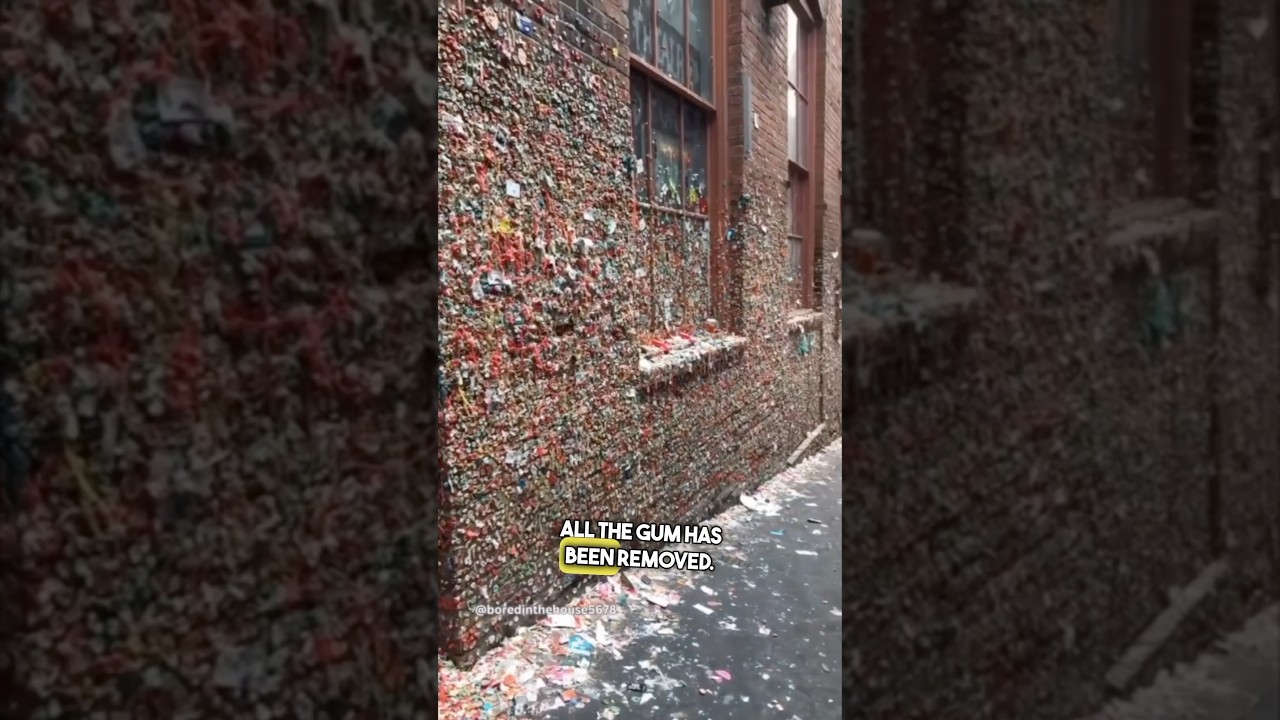 Стена из жвачек исчезла 😳