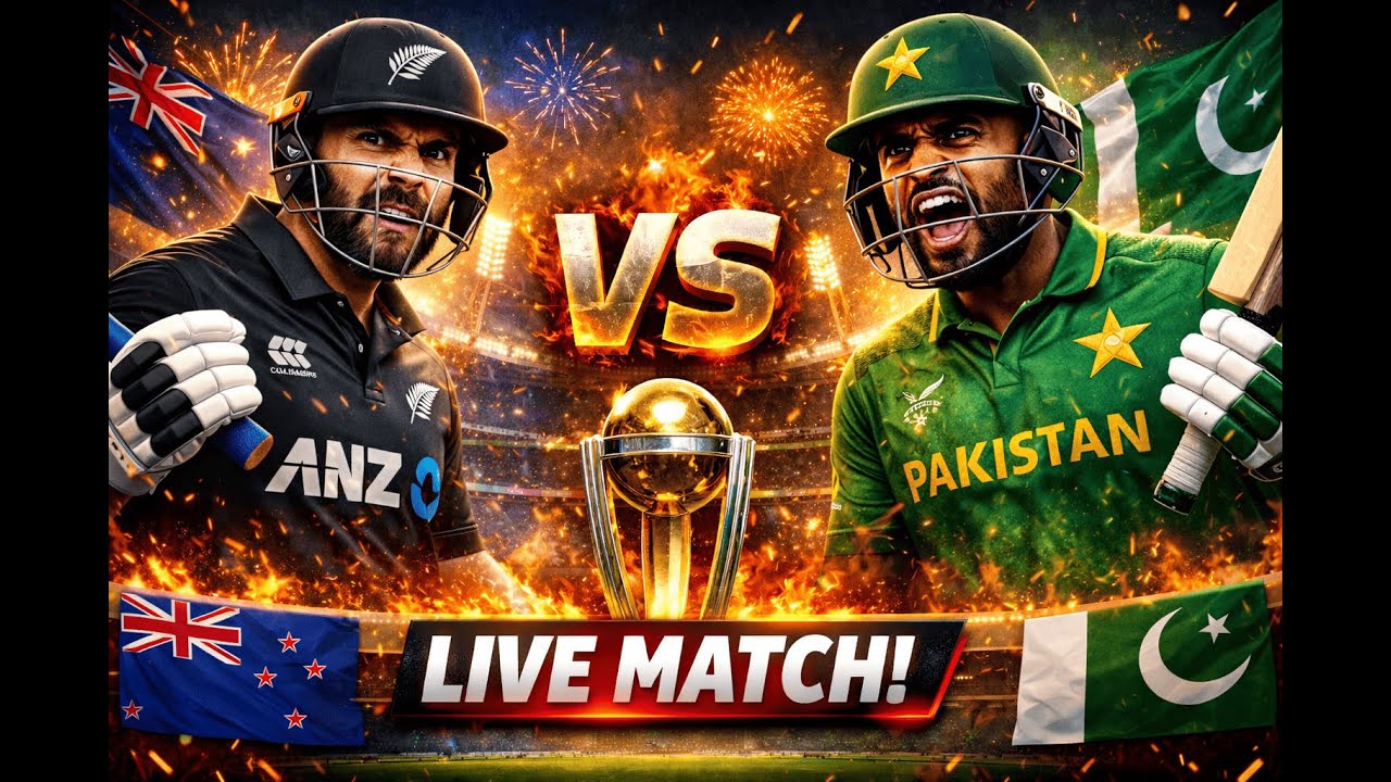 NEW ZEALAND vs PAKISTAN LIVE | World Cup Live Match | NZ vs PAK Full Match Streaming