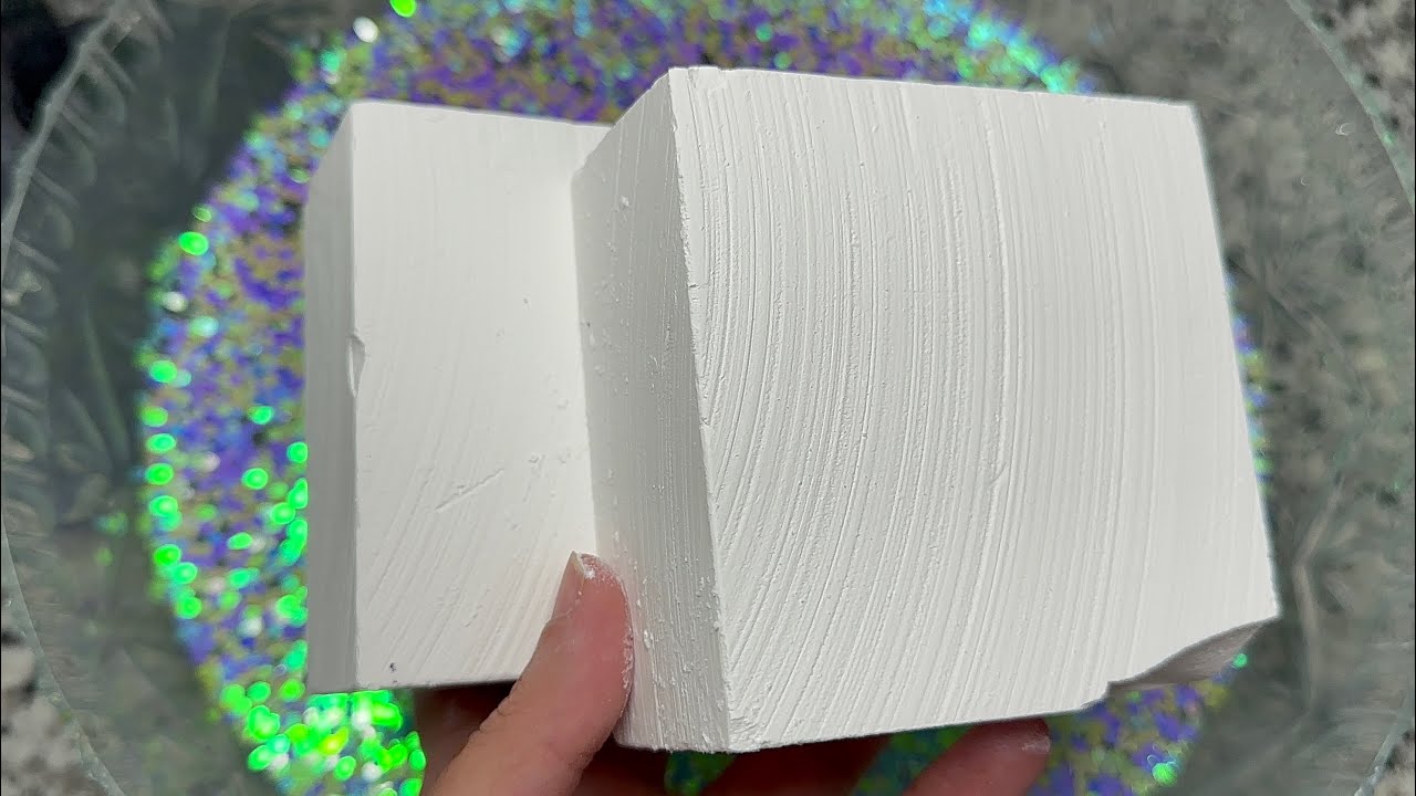 Fresh Blocks Water Crush 🩵 Collab with @CanolaASMR | Paste Play & Reforming