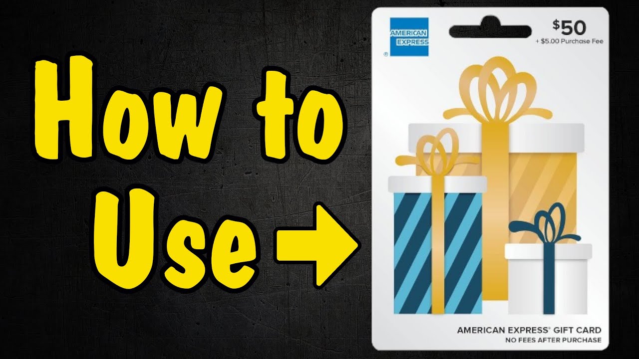 How to Use an American Express Gift Card (Redeem and Spend it on Something: No Activation)