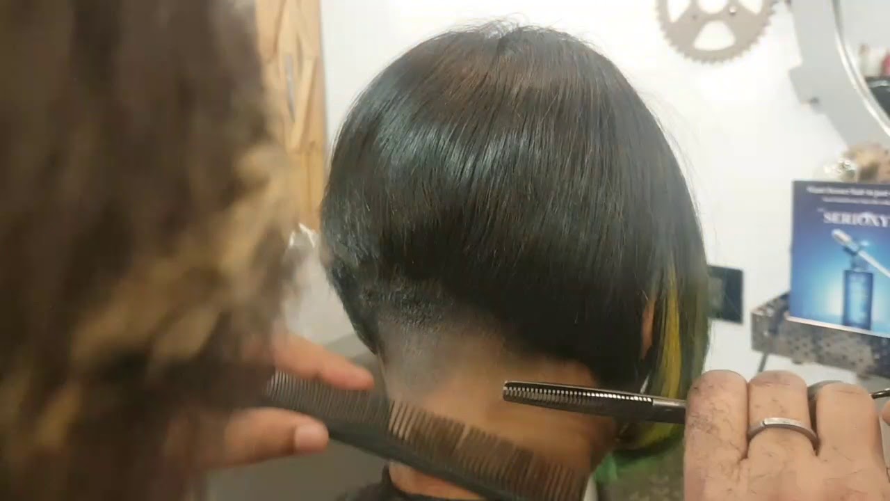 Rock this amazeballs look| Under cut hair design|
