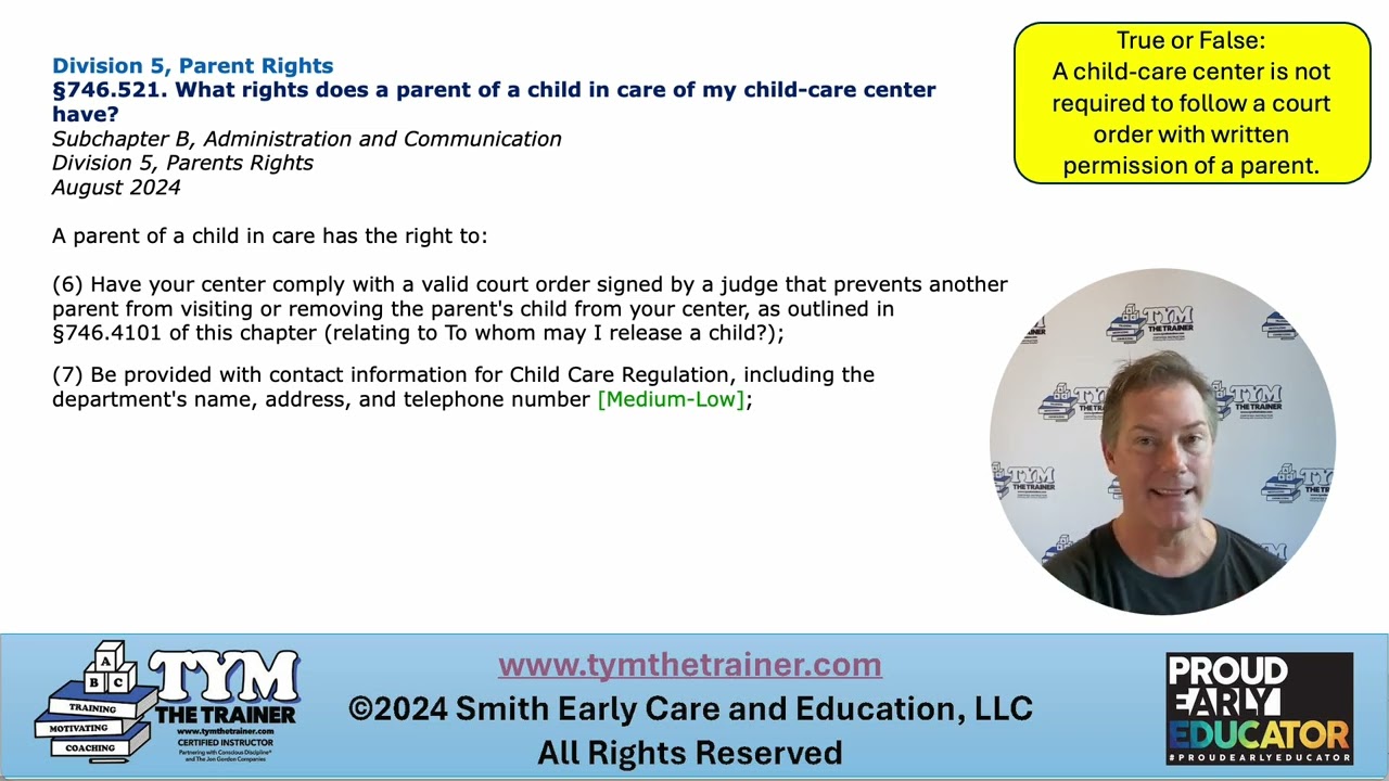 2024 Child Care Minimum Standard Changes