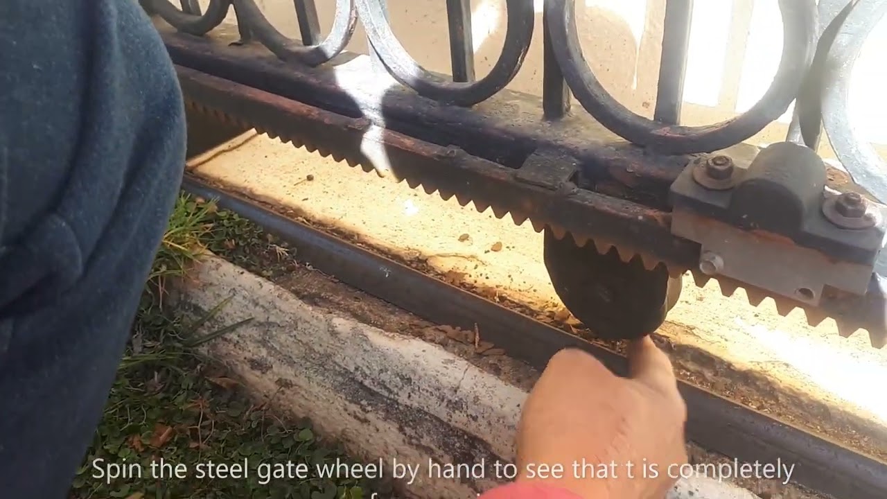 Troubleshooting my gate motor, How to check sliding gate wheels for any sliding gate system.