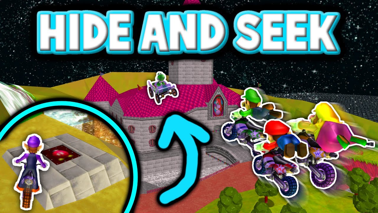 Mario Kart Wii Hide & Seek on MODERN CUSTOM TRACKS!